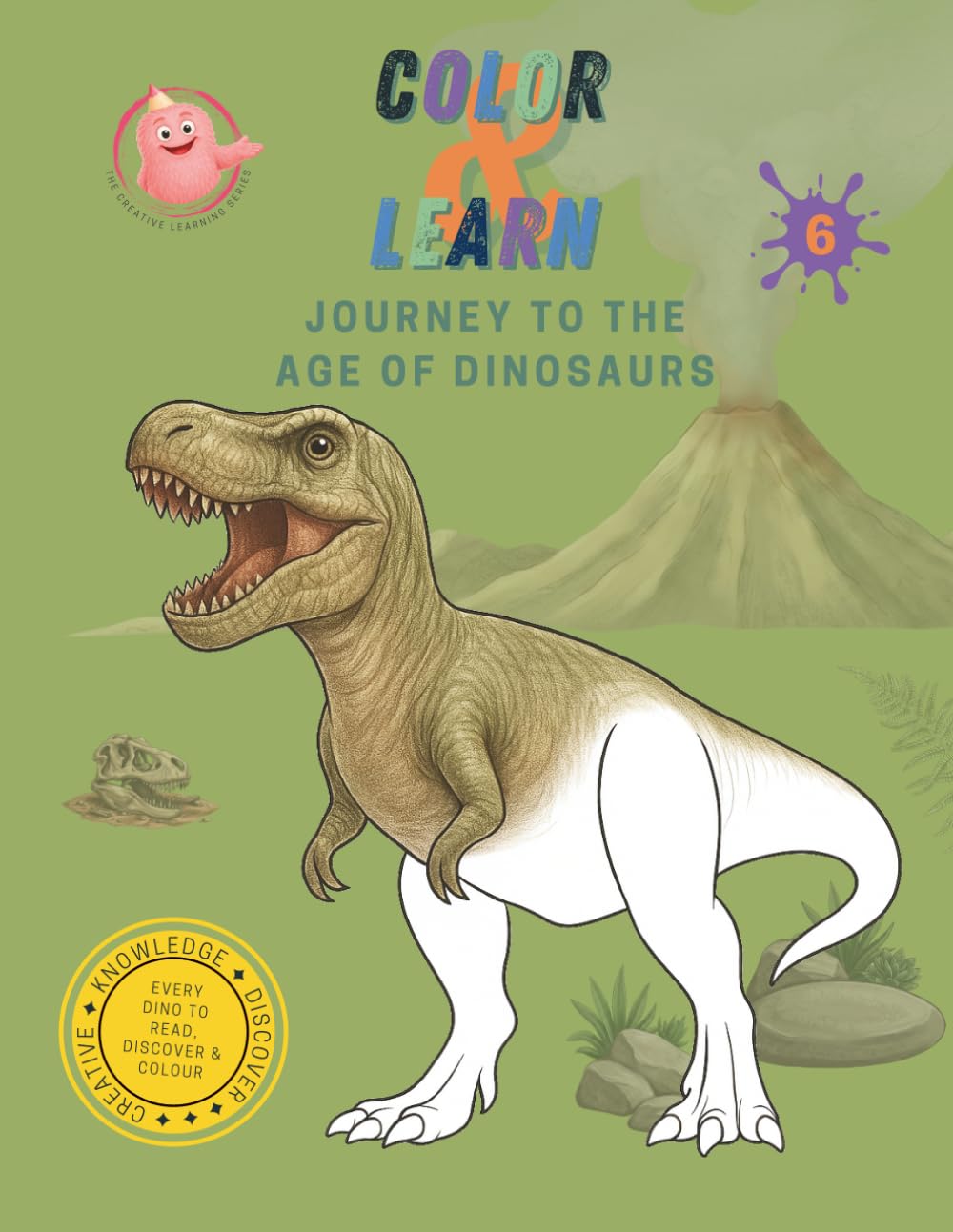 Color & Learn: Journey to the Age of Dinosaurs