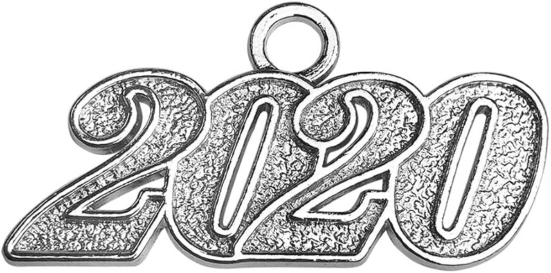 Endea Graduation Tassel Date Charm Silver Year