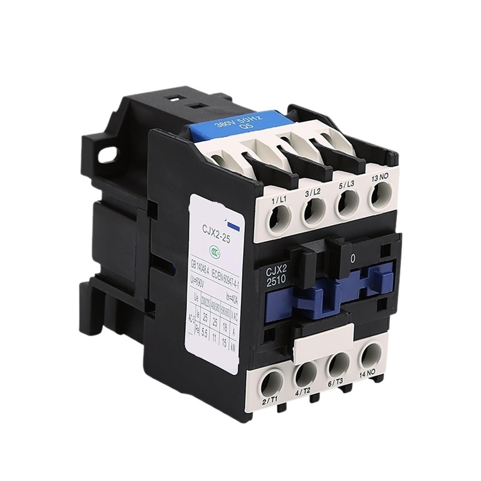Contacteur CJX2-2510 tripolaire 380V pour moteur