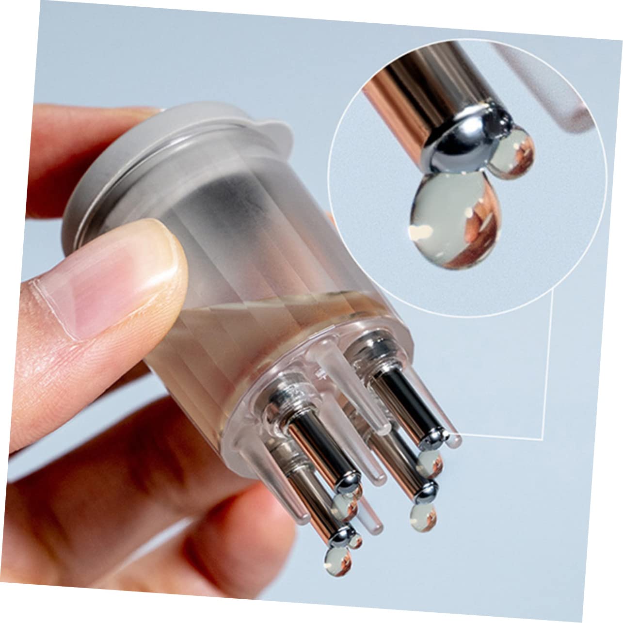 FOMIYES 3pcs Scalp Applicator Hair Dye Tools Fiber Tools Head Massage Applicator Scalp Bottle Oil Applying Comb Massaging Comb Mini Massager Essential Oil Household