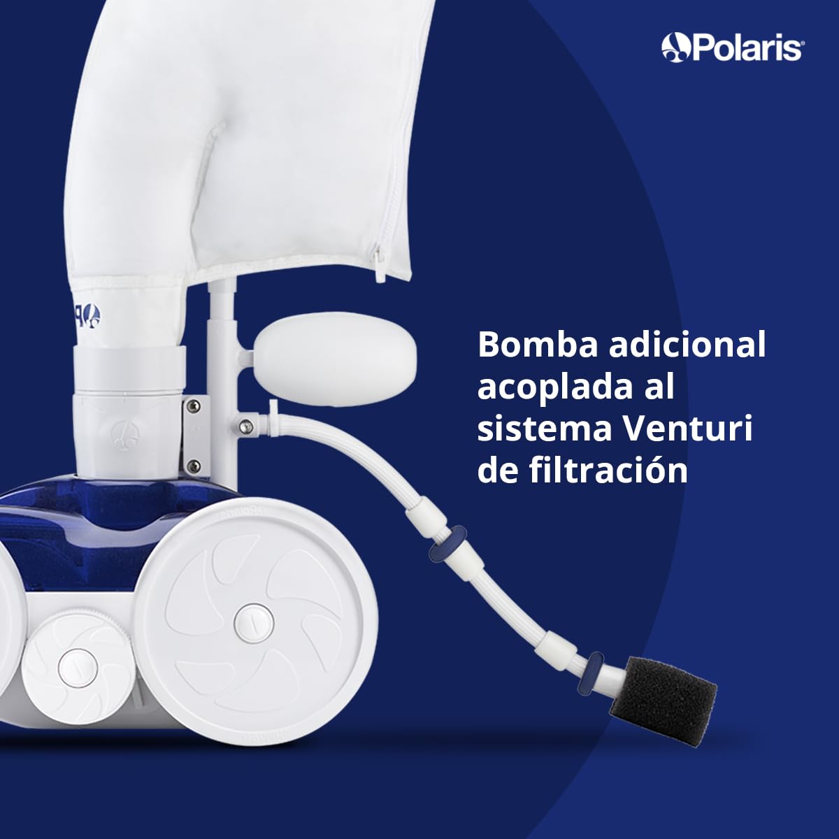 Polaris® 280 Limpiafondos de Piscinas a presión - Recojida eficiente de la Suciedad - Fácil de Usar y Limpiar - Garantía de 2 años