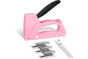 SHALL Pink Upholstery Staple Gun Craft Stapler
