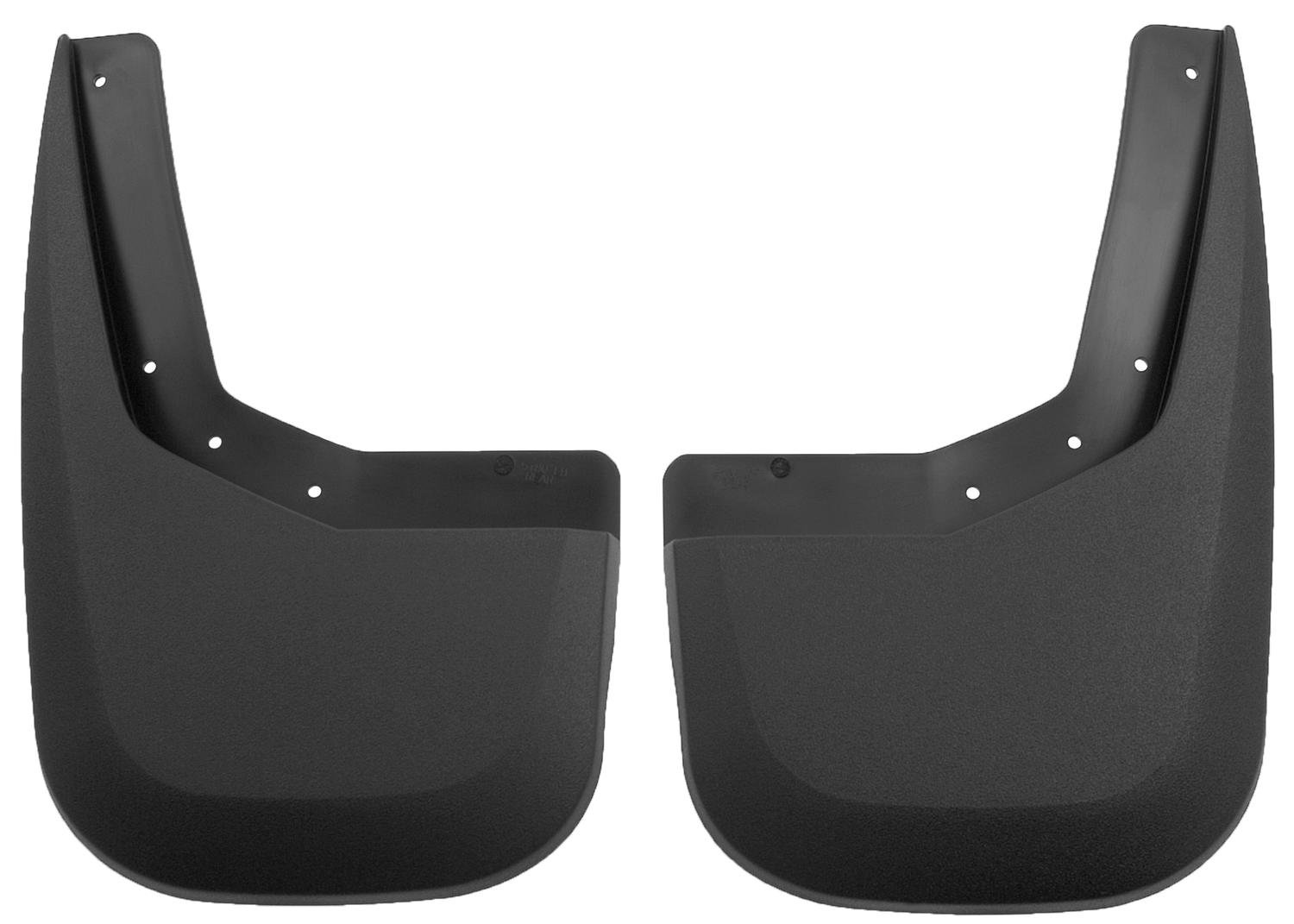 Husky Liners Mud Guards | Rear Mud Guards - Black | 57801 | Fits 2007-2013 GMC Sierra 1500, 2007-2014 GMC Sierra 2500/3500 2 Pcs