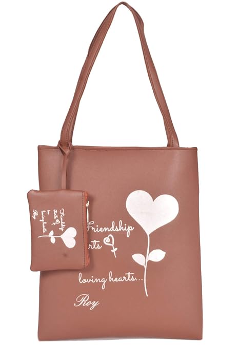 Roy variety's Women's New Combo Heart Printed Tote Bag For Shooping Office Travel Use