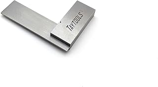 Taytools 2.75 Inch Precision Machinist Square - 0.001" Accurate Tool Steel Double Square for Woodworking & Machining