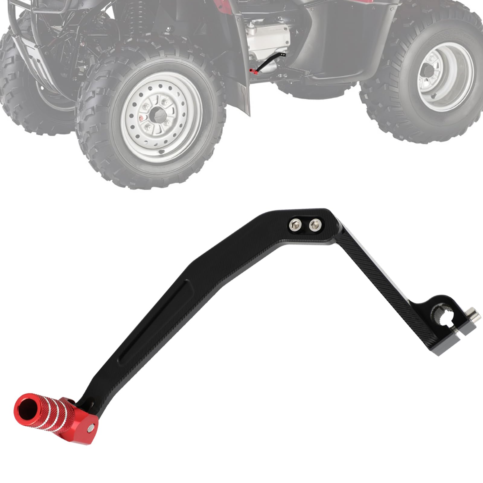 Pédale de changement de vitesse haut de gamme VTT rouge CNC