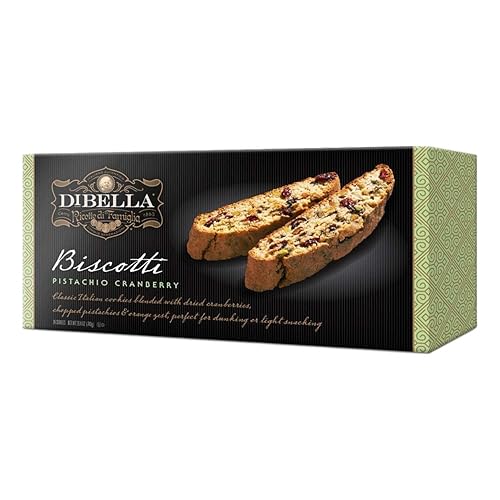Dibella - Galletas gourmet de rico sabor exterior crujiente e interior suave clásico biscotti italiano cantuccini