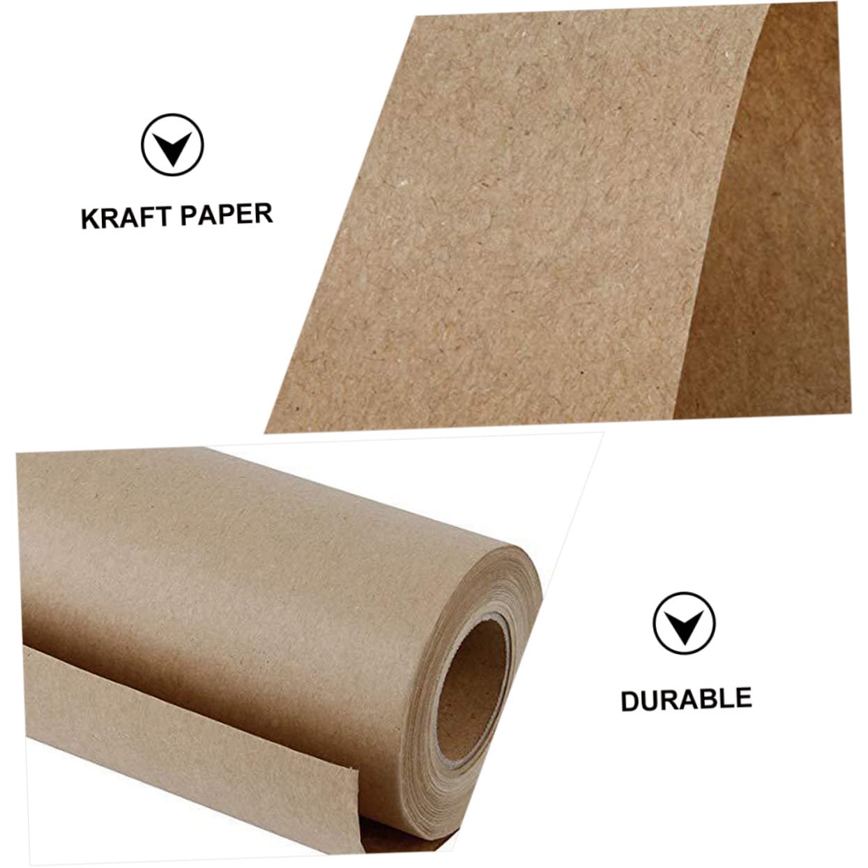 1 Rolle Braunes Kraftpapier für Verpackung und Versand