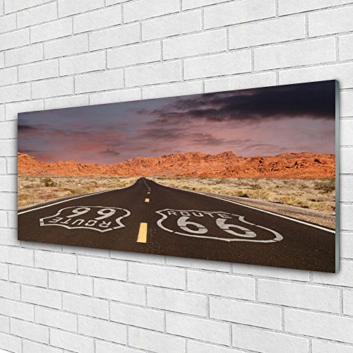 Tableau mural moderne acrylique paysage route haute définition - 3