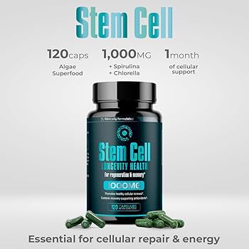 Amazon.com: Premium Stem Cell Supplements 1,000mg (240 Caps