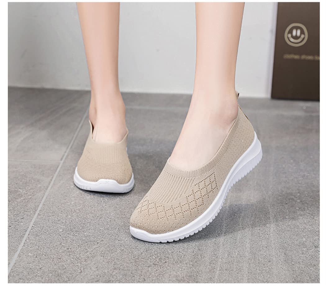nuevos Zapatos para Caminar de Ocio para Mujeres la Superficie de la Red es Transpirable cómoda Suave Ligera Resistente al Desgaste amortiguadora y Zapatillas Deportivas de Fitness