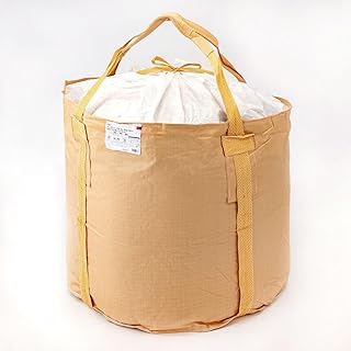 カインズ(CAINZ) フレコンバック 0.5トン 直径90cm 高さ80cm 排出口あり トンパック トンバッグ トン袋 土のう袋 土嚢袋 農作業 工事現場 土木