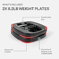Vista 2 de Les Mills™ Dual Purpose Ergonomic Exercise Weight Plates for Total Body Workouts