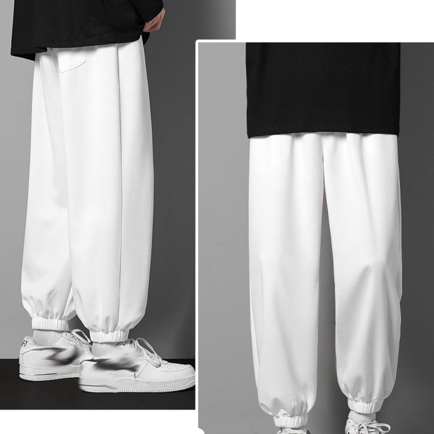 [Muluso] ジョガーパンツ ズボン メンズ ルームパンツ スウェットパンツ ストリート系 春秋 ロングパンツ ストレートパンツ