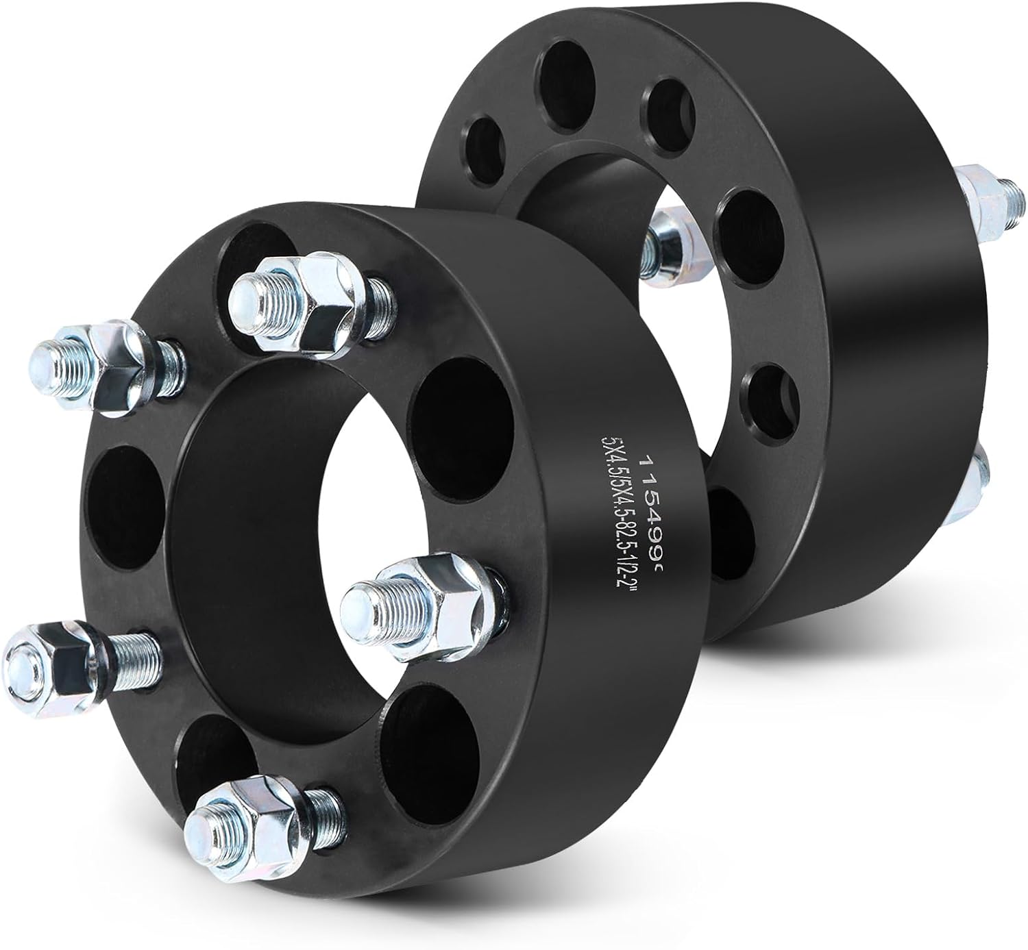 SCITOO 2Pcs Wheel Spacers 2 inch 5x4.5 Bore 82.5mm Studs 1/2 5 Lug Wheel Spacers Adapters Fit for for Ford Explorer for Ford for Mustang for Ford Edge for Ford Ranger for Ford Crown Victoria