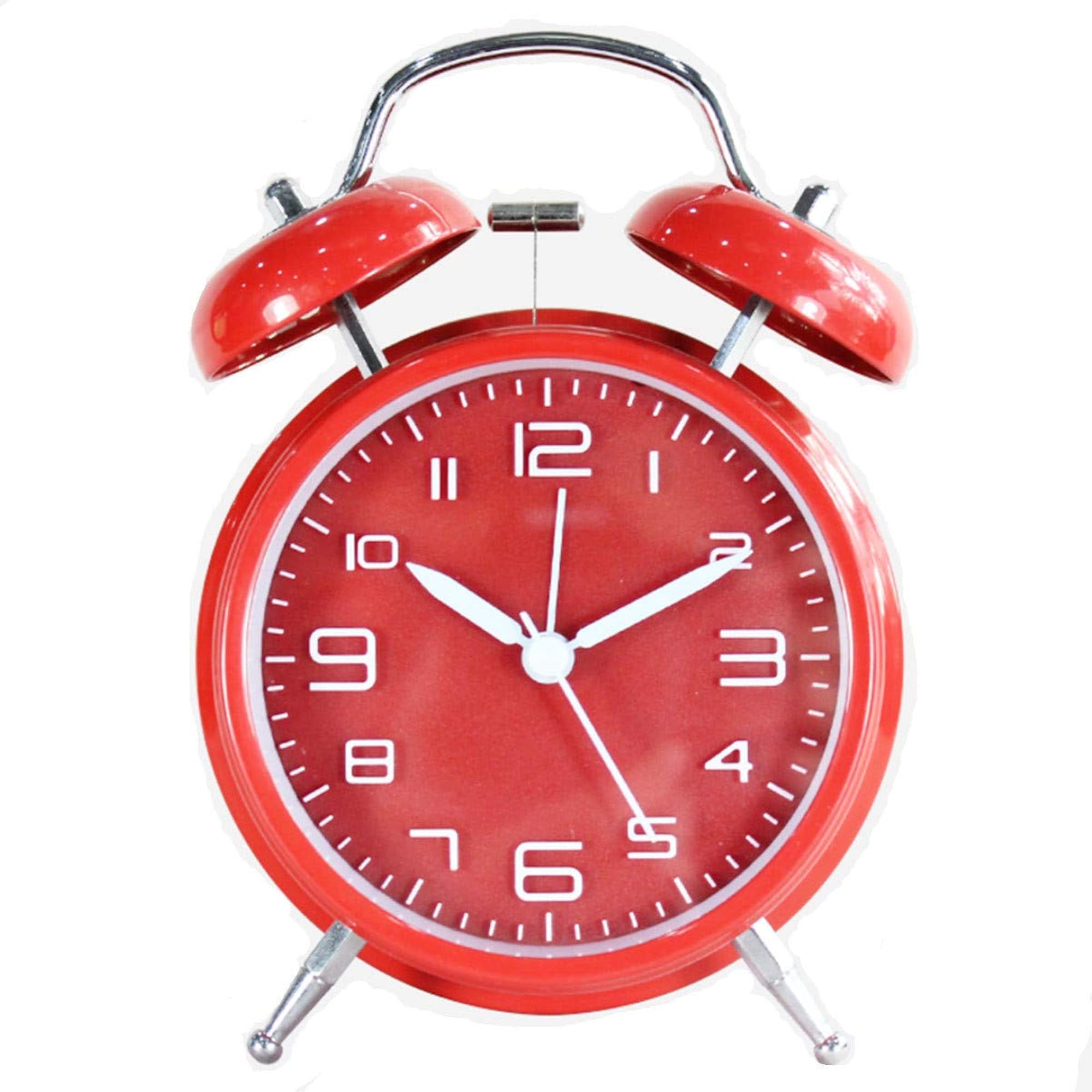 Classical Twin Bell Alarm Clock for Bedroom with Backlight