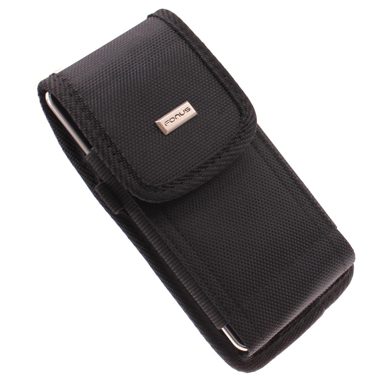 Rugged Case Phone Belt Clip Compatible with Samsung Galaxy J7 Sky Pro Model - Holster Canvas Cover Protective Pouch