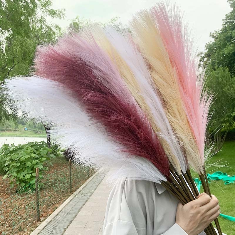 Pampas Grass Artificial Grande 70cm miniatura 3