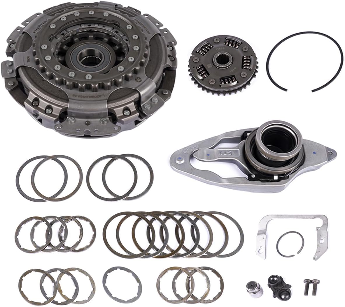 DQ200 DSG Transmission LUK Dual Clutch Kit 602000600 Replacement for Audi A3 A1 VW Golf Jetta Passat SKODA Fabia Octavia Superb 1.2T 1.4T 1.8T 0AM198141L 0AM198140F