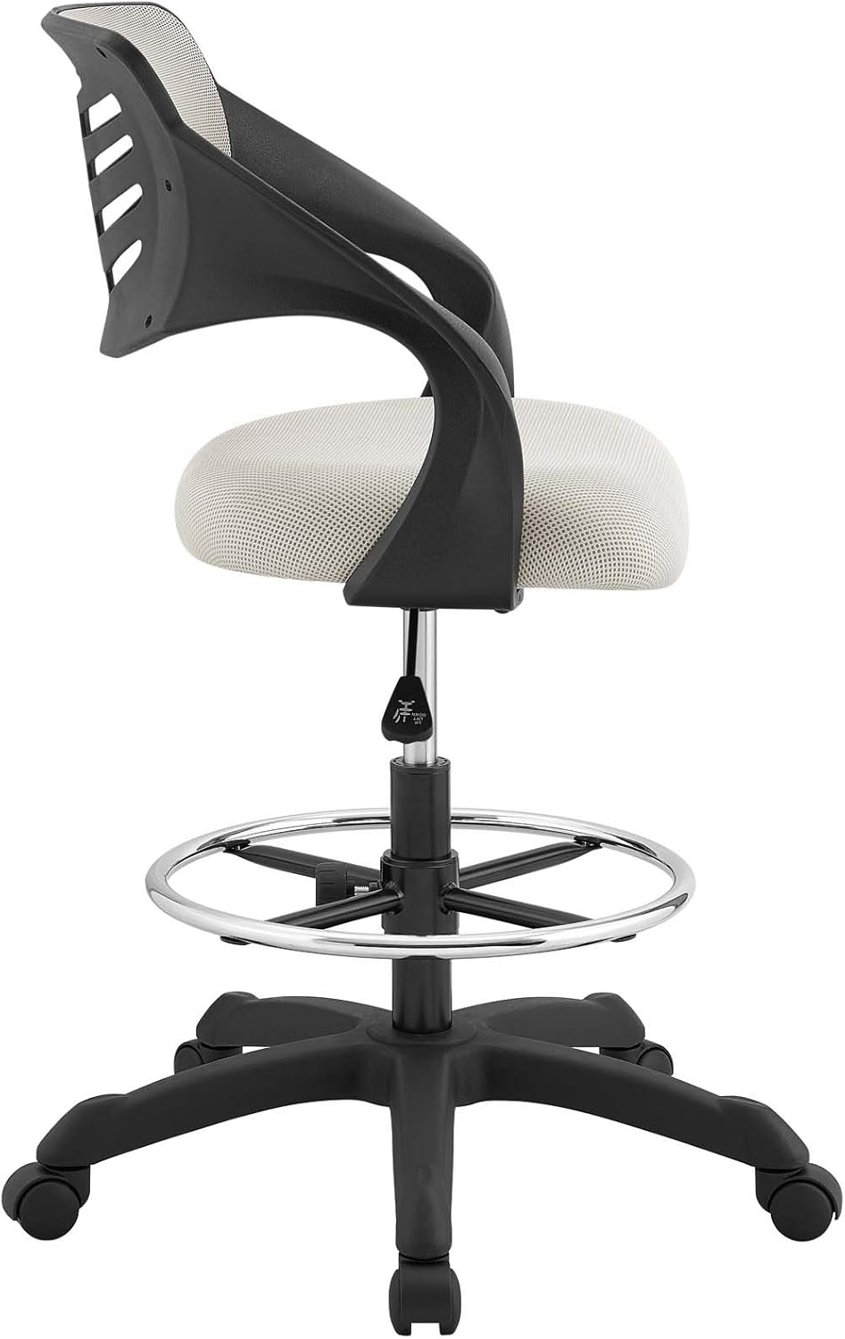 Modway Thrive Drafting Chair - Tall Office Chair for Adjustable Standing Desks in Gray