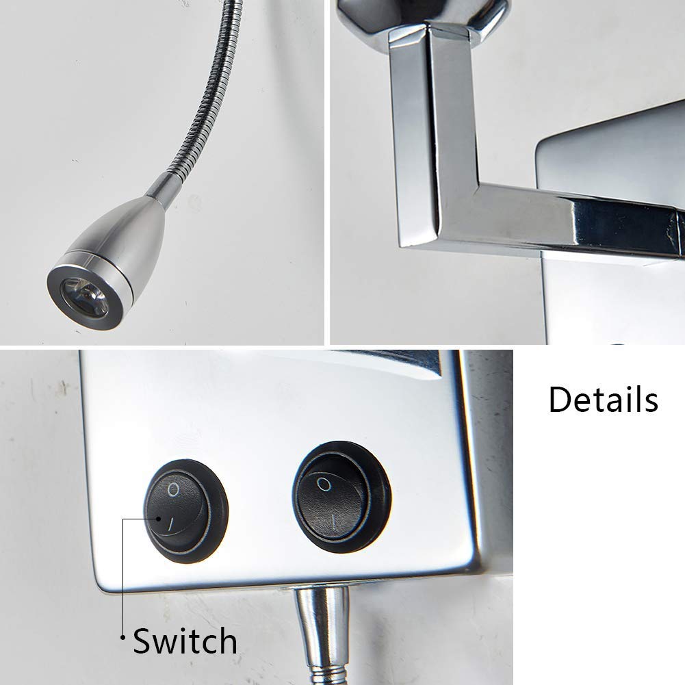 Wandlamp met leeslamp - Binnenverlichting/lampen kopen? | Korting tot 74