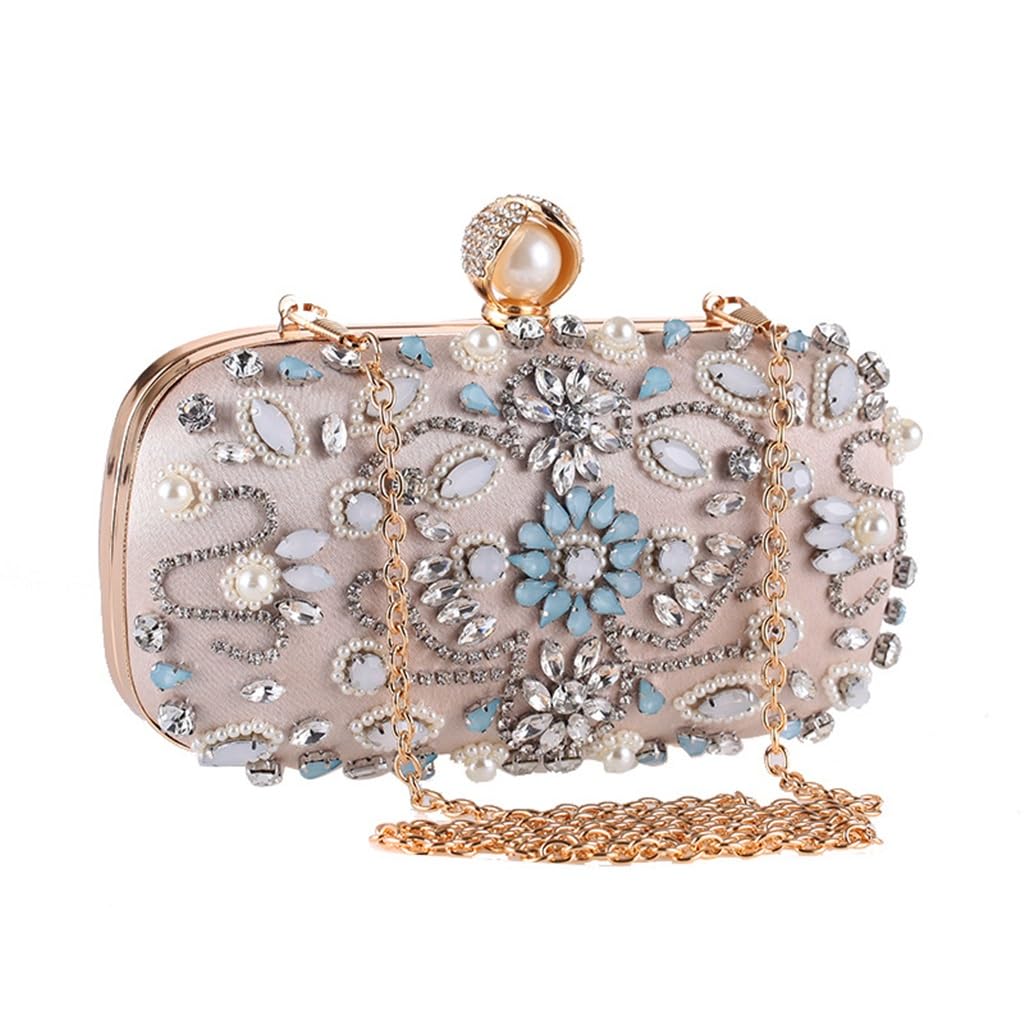 Sac de soirée perlé romantique pour des souvenirs inoubliables
