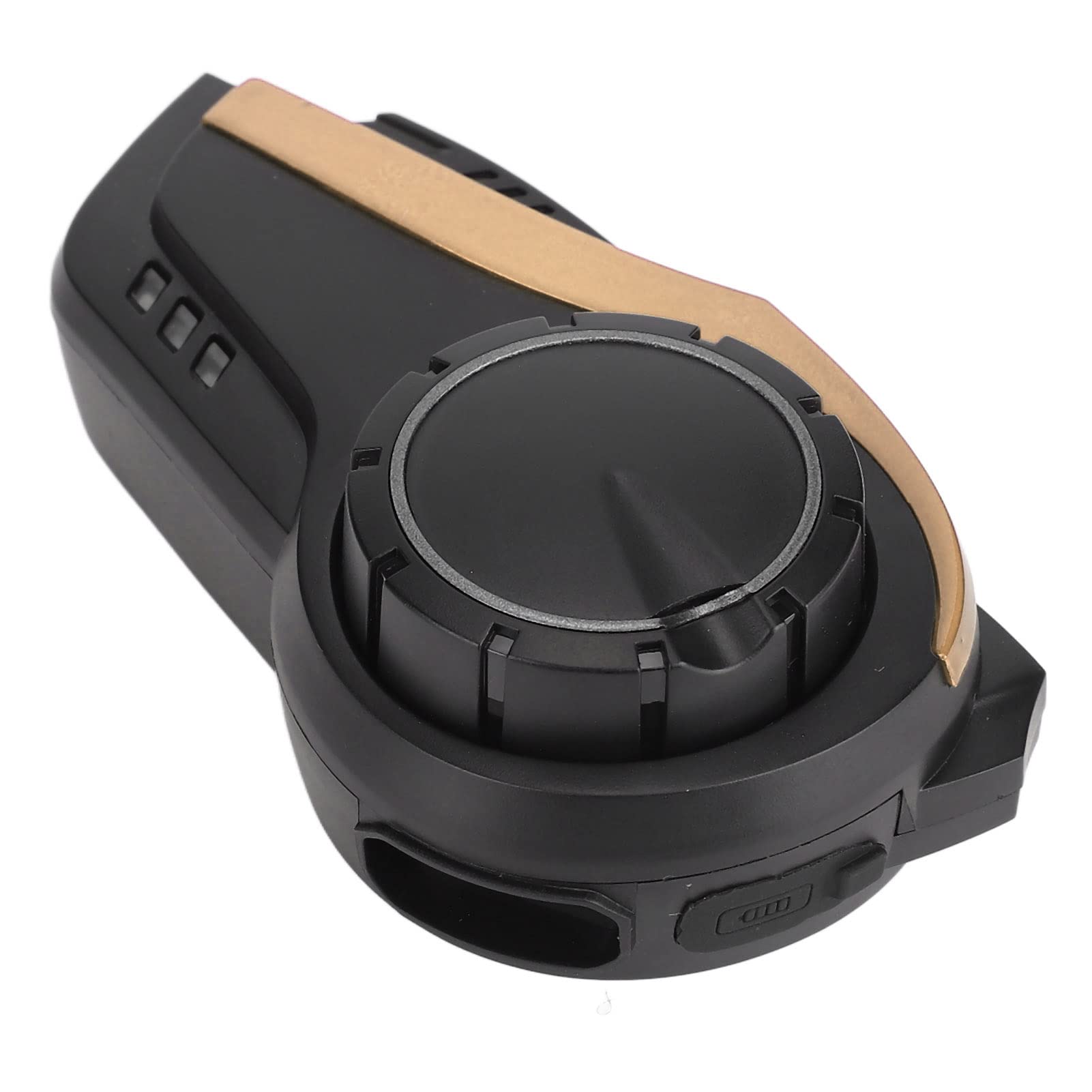 Cuffie da Moto con Design Impermeabile IP65 (Gialla) | Riduzione del rumore, Altoparlanti regolabili, Bluetooth 5.0, Funzionamento a mani libere, Materiale leggero
