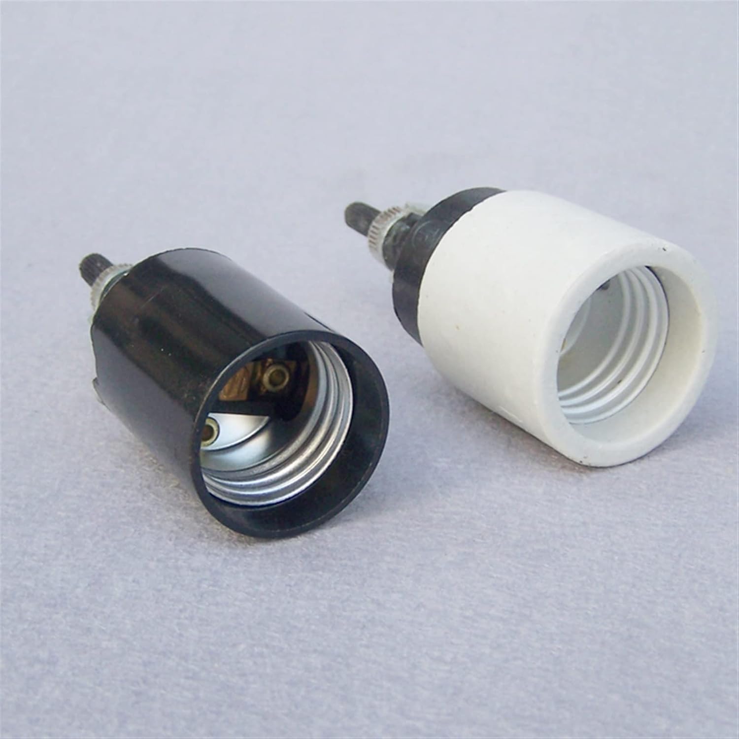 Pack of 15 E27 Ceramic/bakelite Lamp Holder Screw Cap Socket Lamp Holder with Switch Bulb Holder (Color : Ceramic E27) (Bakelite E27)
