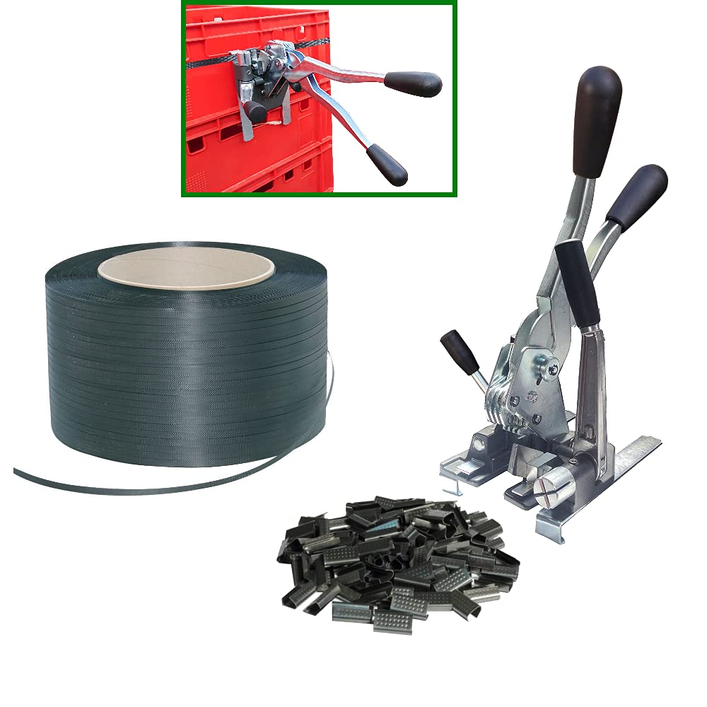 BUD - KIT REGGITURA ORTOFRUTTA ROTOLO REGGIA 15 mm 750 m TENDIREGGIA CON STAFFE E SIGILLI OMAGGIO