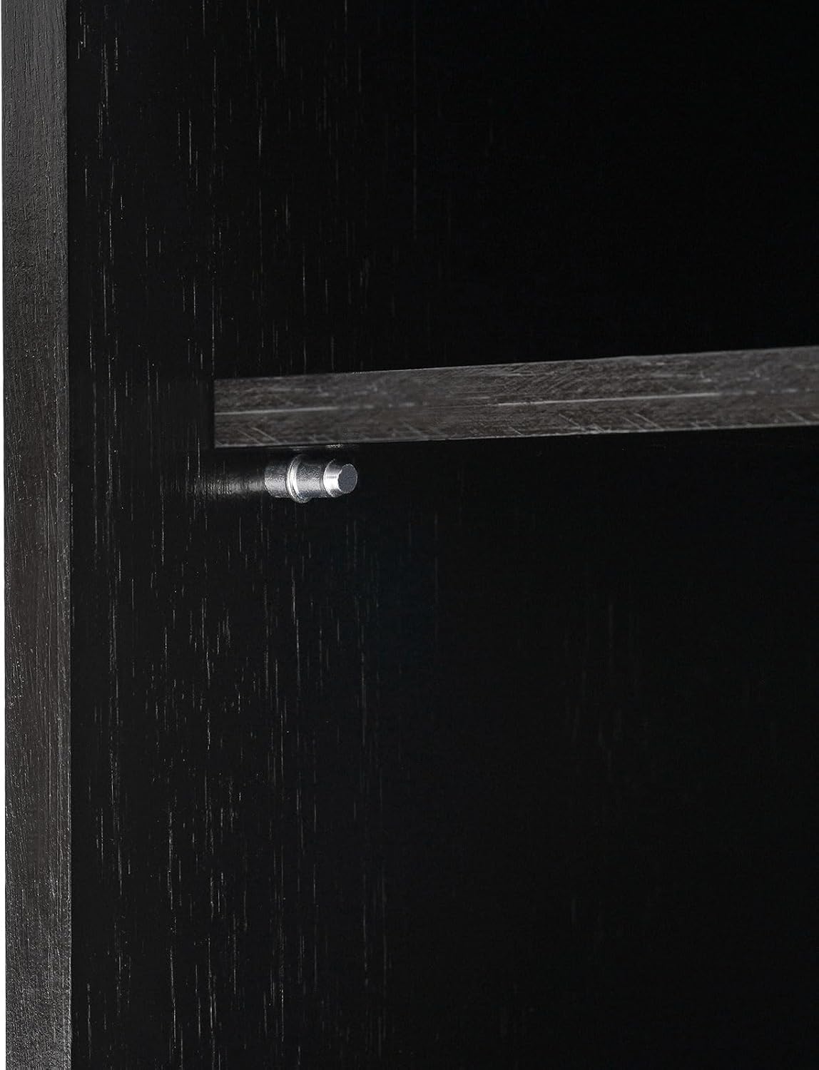 Small Kitchen Pantry Cabinet, Bamboo Sideboard with 2 Glass Doors and Adjustable Shelf, Spice Rack Shelf, Cupboard Food Pantry Cabinet for Kitchen, Living Room and Dinning Bedroom