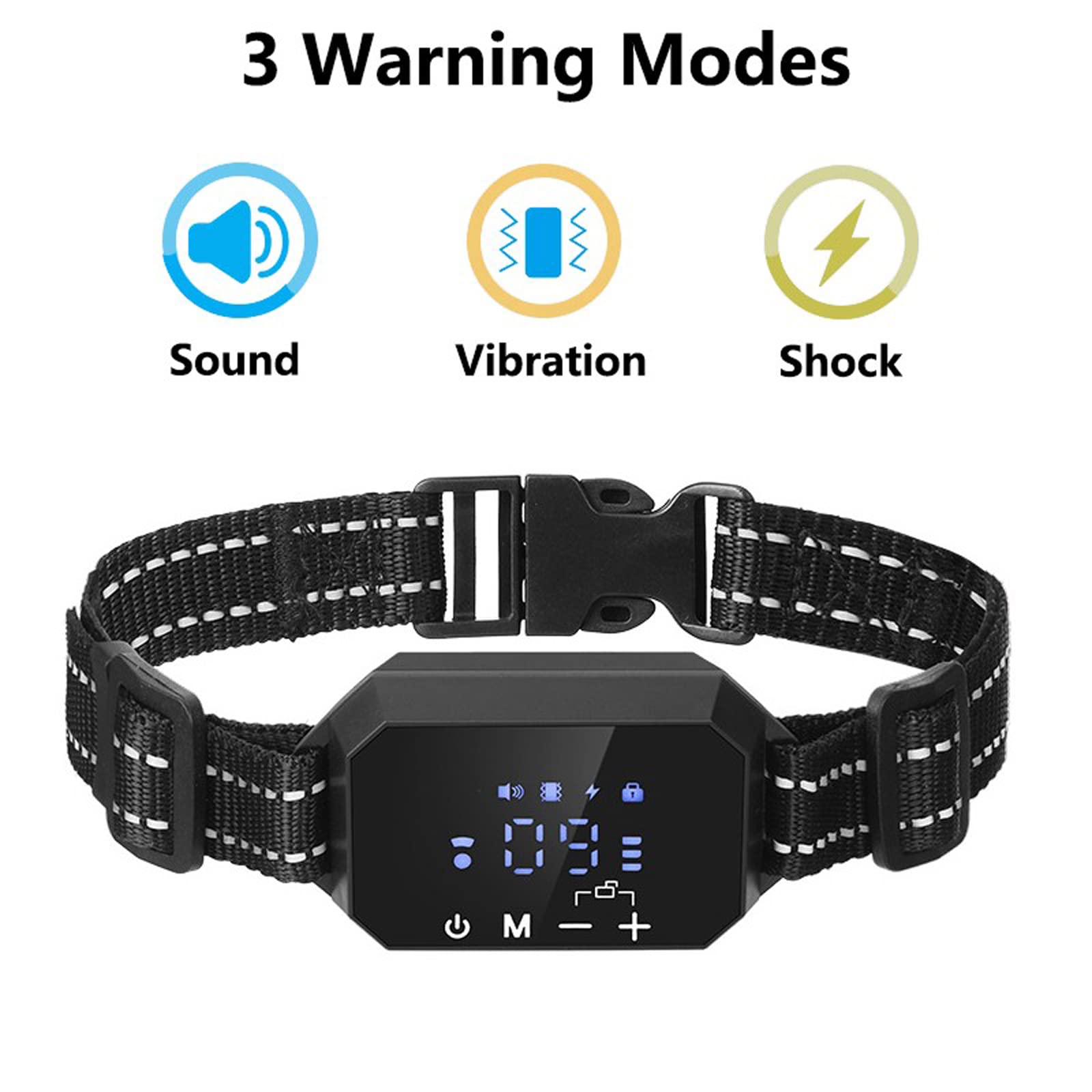GPS Wireless Dog Fence System,Shock Training Collar for Outdoor Stubborn Dog,Safe Pet Electric Containment System with Large Signal Range Up to 6560 Ft,Waterproof,for All Dogs,A - image 5