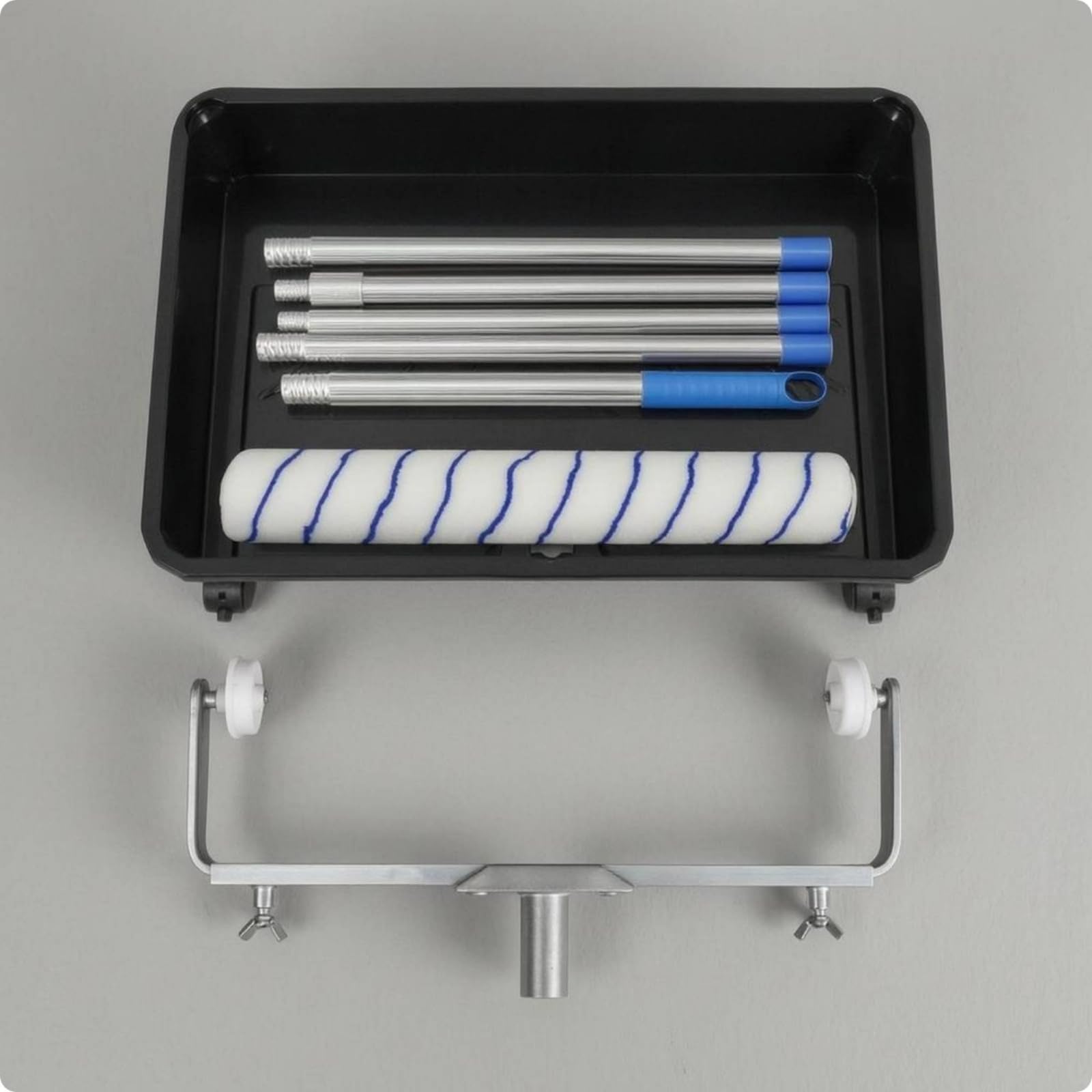 Rodillo de Pintura Grande Bandeja Rodillo Cubeta para Pintar con Control de Pintura y Superficie Que Facilita el, Juego Combinado De Rodillo De Pintura De 20 Pulgadas