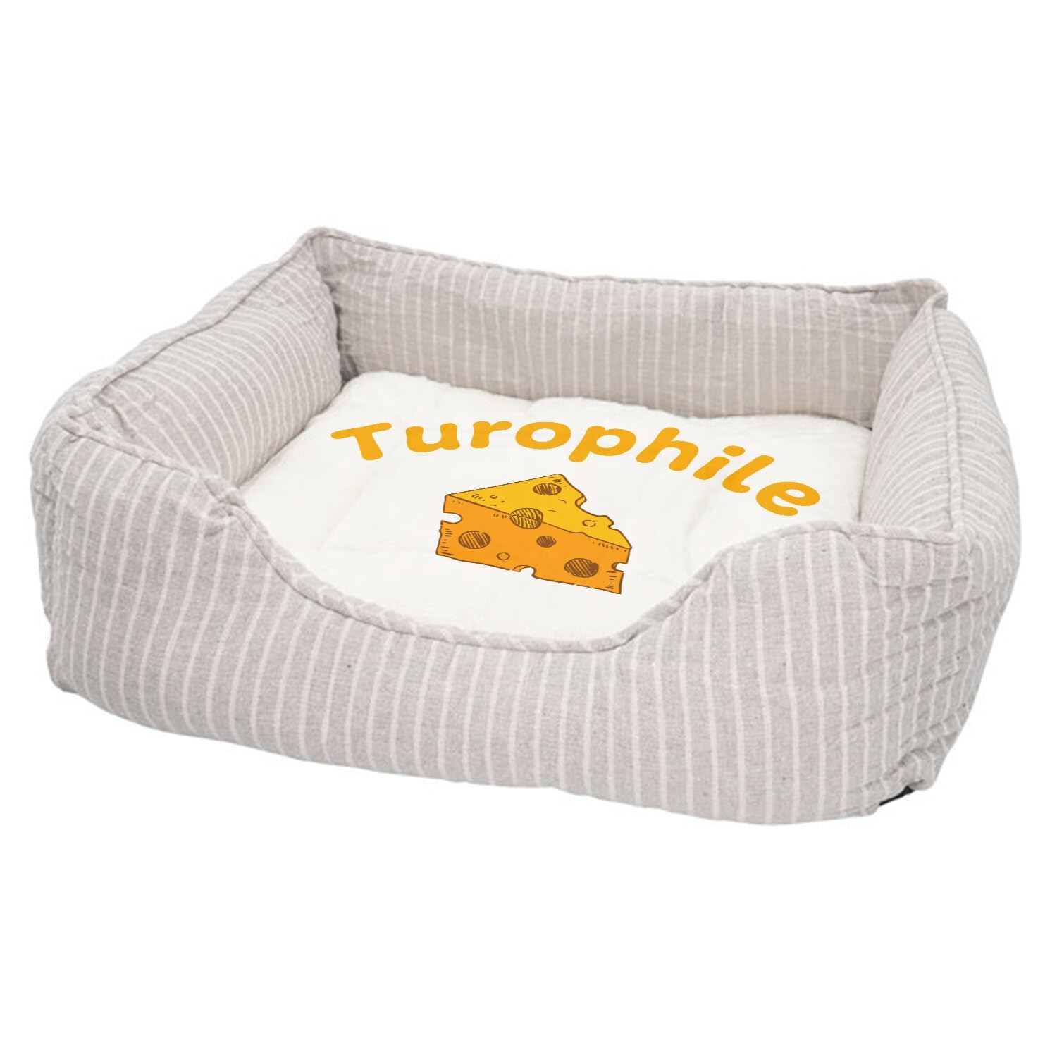 Panier pour chien et chat Camembert déhoussable et lavable moelleux