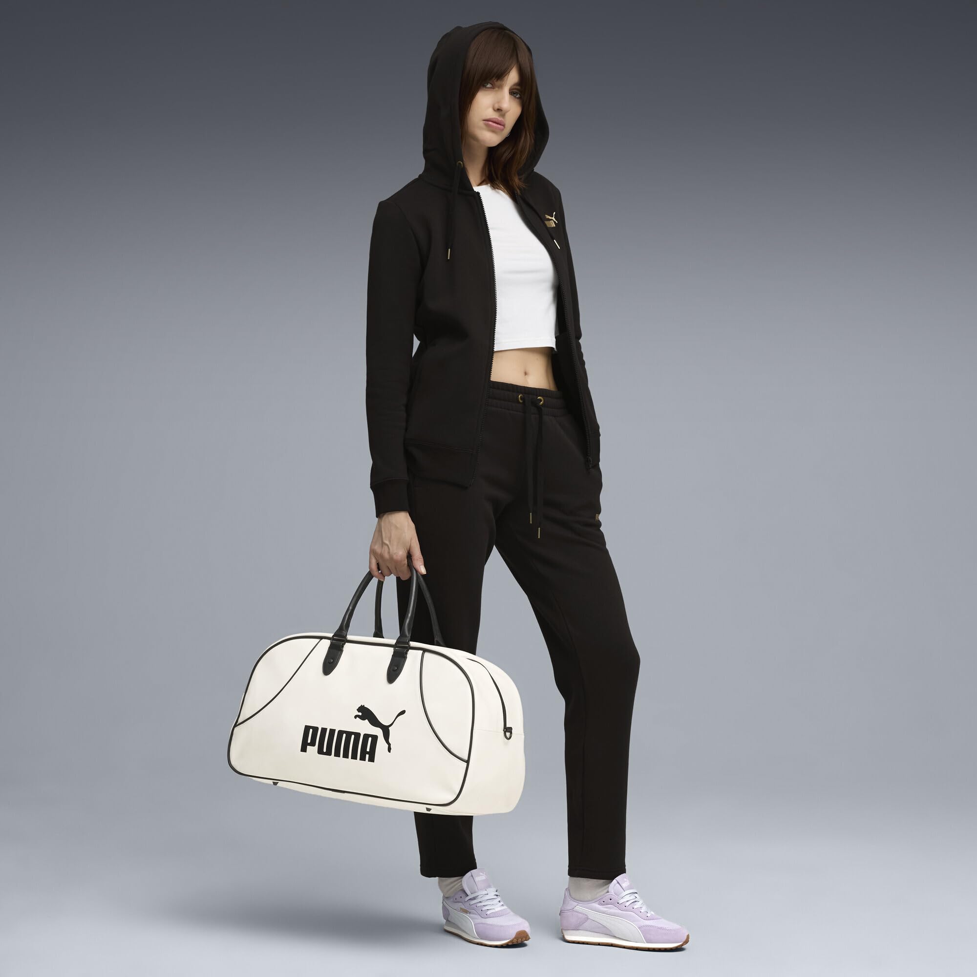 PUMA Metallic Hooded Sweat Suit Fl Op Trajes de punto Mujer (Pack de 1)