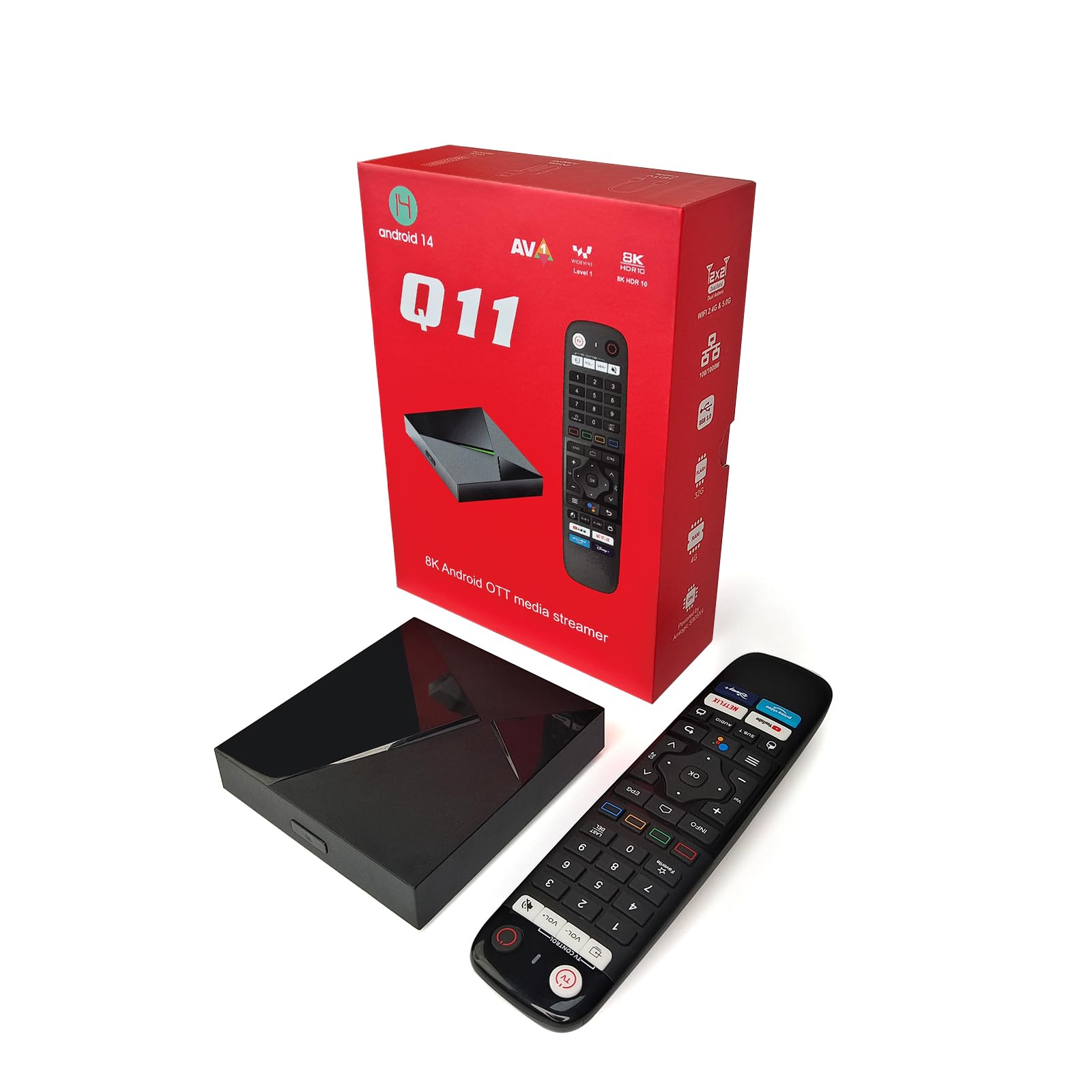 Amazon.com: BOXPUT Q11 Android 14 TV Box Amlogic S905X4 64-bit