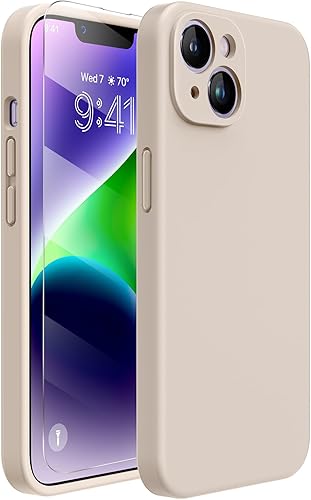 Miniatura 120 de Miracase - Funda diseñada para iPhone 11 con protector de pantalla, funda de goma de silicona líquida, protección total contra caídas y a prueba