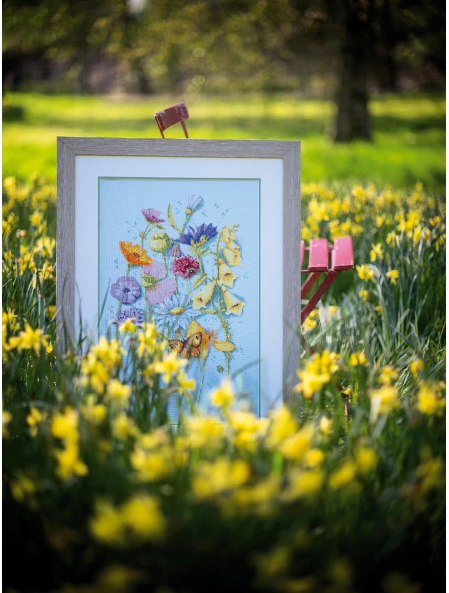 Lanarte Counted Cross Stitch kit One Flower of Each Marjolein Bastin, 34x52cm, DIY
