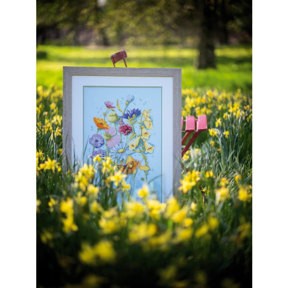 Lanarte Kit per ricamo a punto croce Un fiore di ogni varietà, Marjolein Bastin