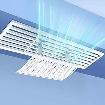 Air Conditioner Air Deflector Universal,Top air Conditioning Outlet Adjustable Air Conditioning Deflector for Living Room, Study Room, Bedroom Size 40cm/16