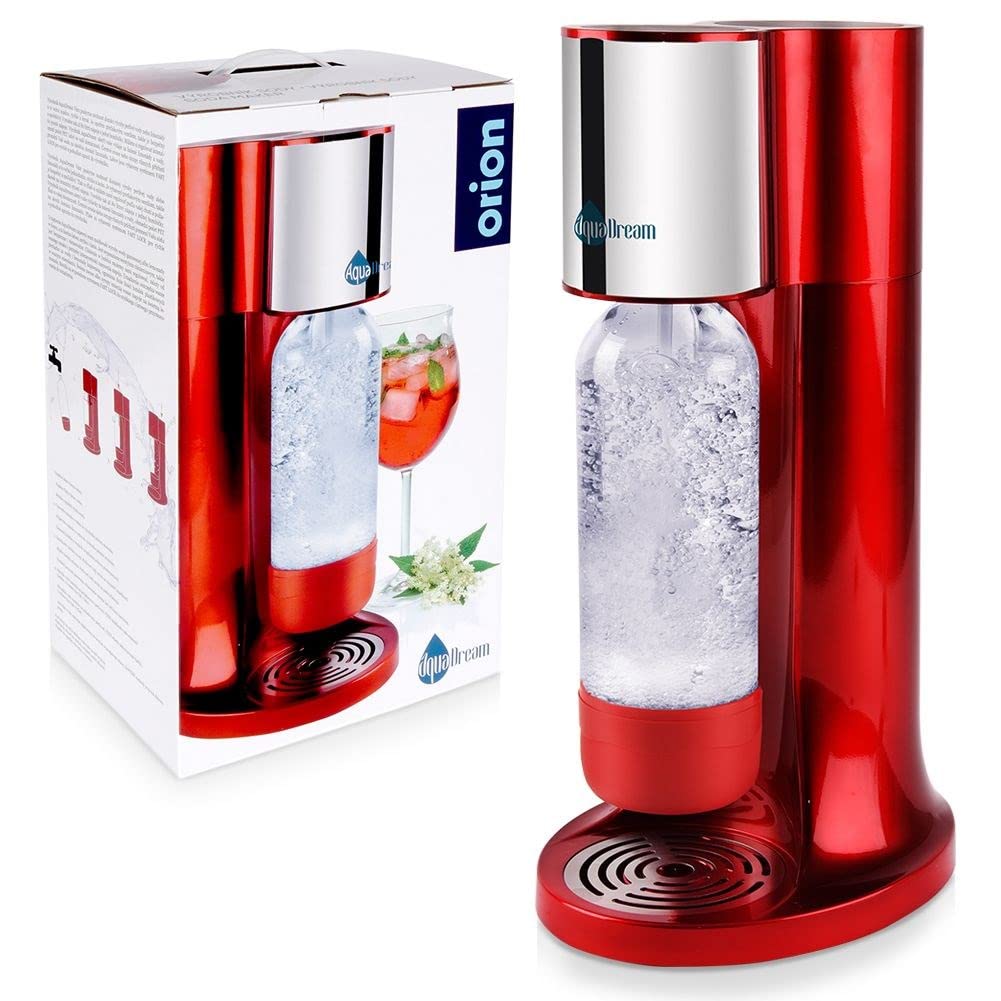 orion group Esparcidor de agua para burbujear, color rojo | Ácido carbónico para botella de sifón AquaDream