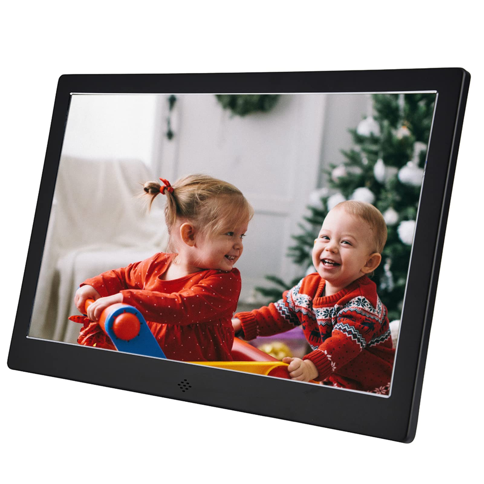 12 Inch Smart Digital Photo Frame 1280x800 TFT LED Screen, Calendar, Alarm Clock, Timing On/Off Multifunctional Digital Photo Frame for and Family(