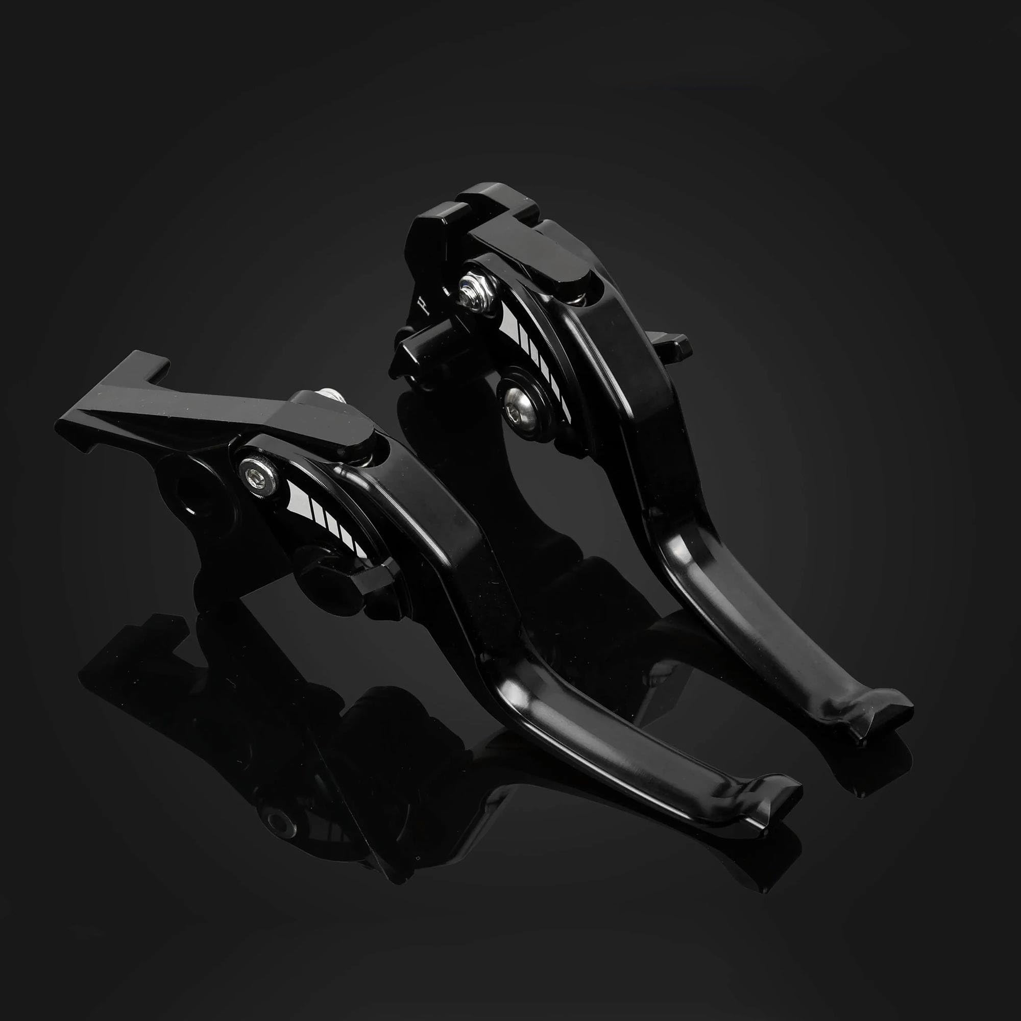 Asddllnn Black Brake Clutch Levers For Cfmoto 450Mt 450 Mt Cf450mt Motor Adjustable Brake Clutch Lever Handle Guard Levers Short(Black)