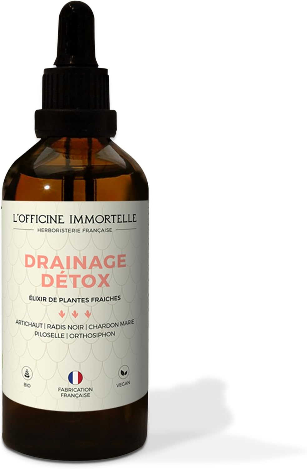 ORGANIC DETOX DRAINAGE ELIXIR | DEPURATIVE | DRAINING | DIURETIC | LIVER DETOXIFIER | BILIARY VESICLE CLEANING | BLACK RADIS, MARIE CHARDON (1 Elixir Drainage Detox (1 month of curee) ))