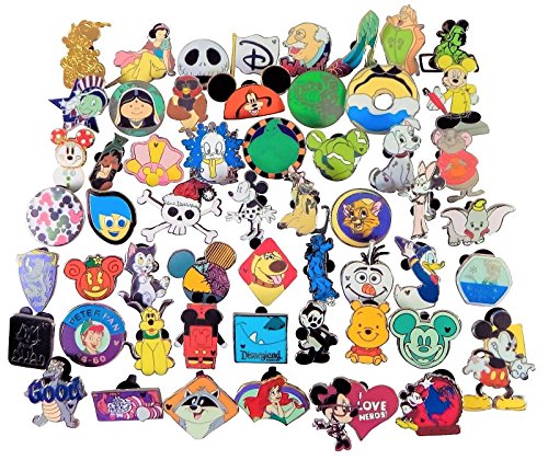 Disney Pin Trading Lot of 100 Assorted Pins - No Doubles - Tradable - Brand NEW