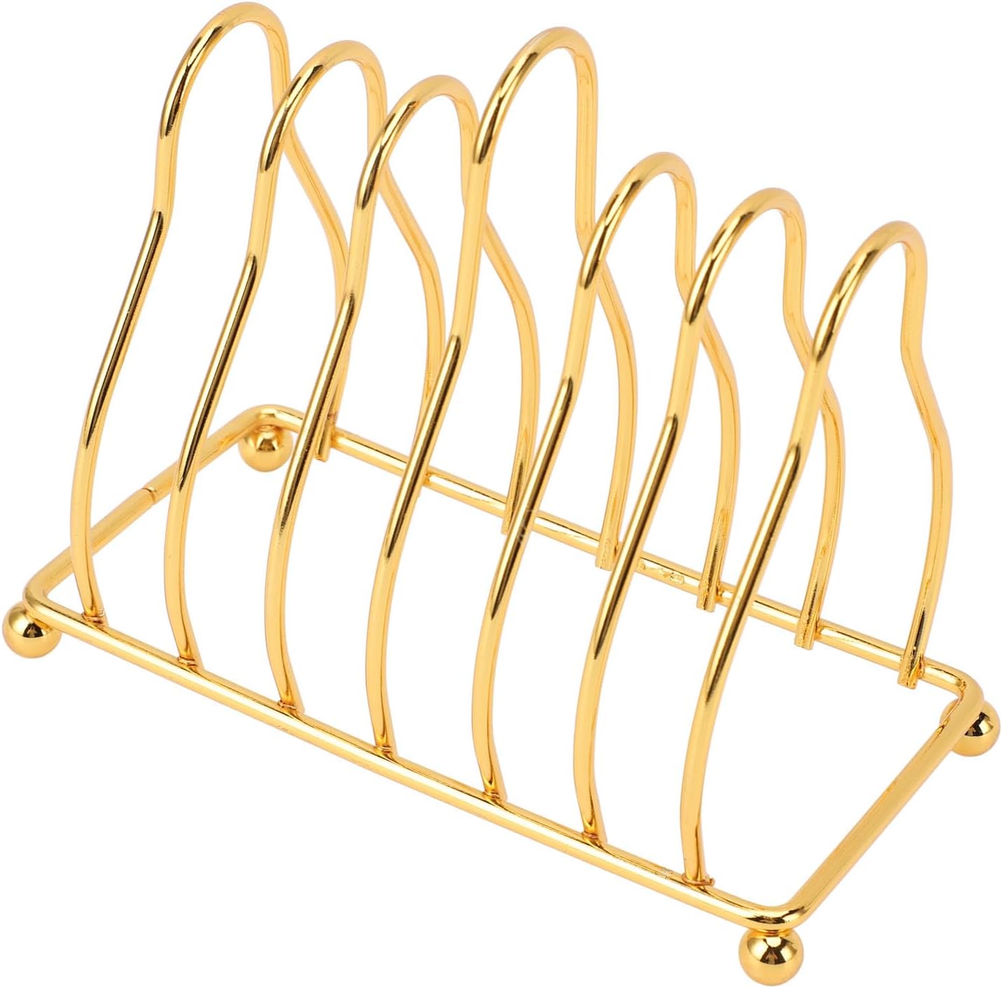 Makeup Palette Organizer Storage Rack, Carbon Steel Gold Palette Rack, Gold Coaster Rack Holder with Thick Design for Nail Polish Concealer