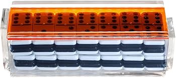 Amazon.com: Deluxe Double Six Dominoes Set for Adults, Dominoes
