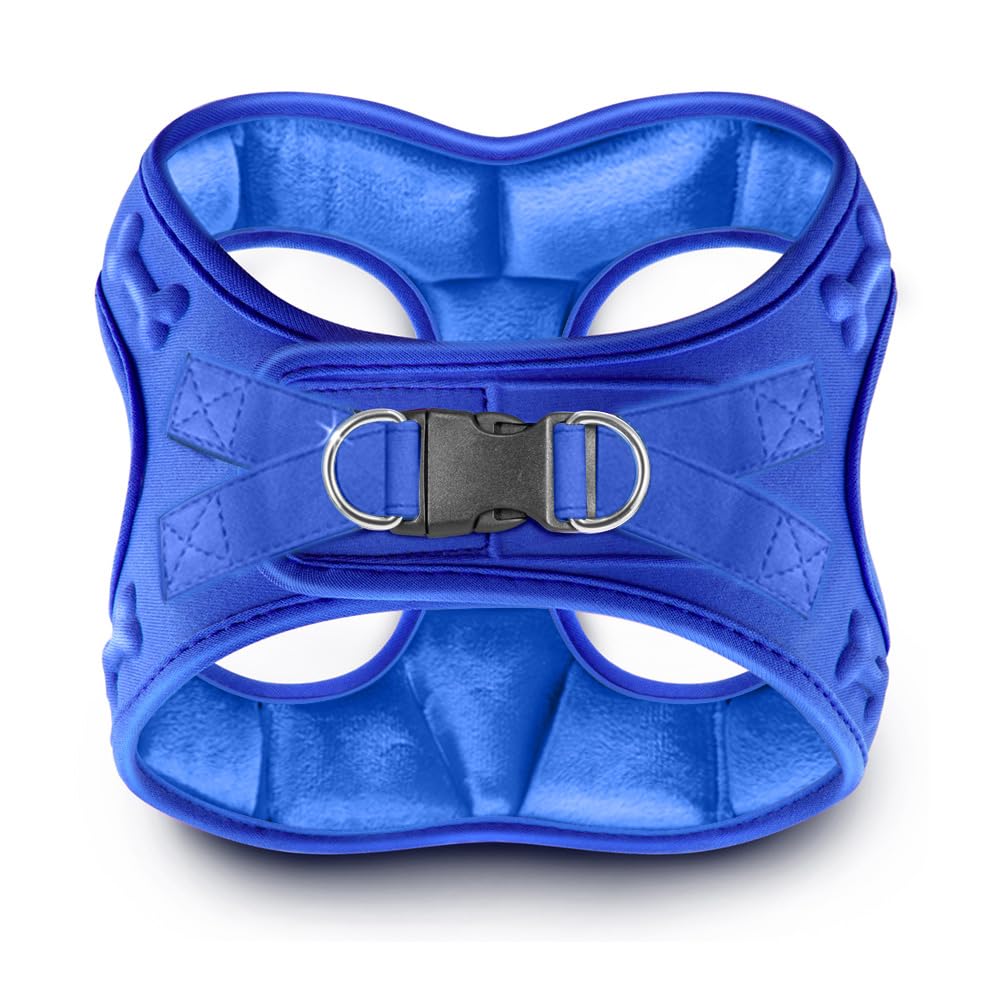 Comfort fit Step-in Dog & Puppy Harness - Comfortable All Weather Dog Vest Harness: Adjustable, Soft Padded, Easy to Put-on for Small, Medium-Sized Dogs