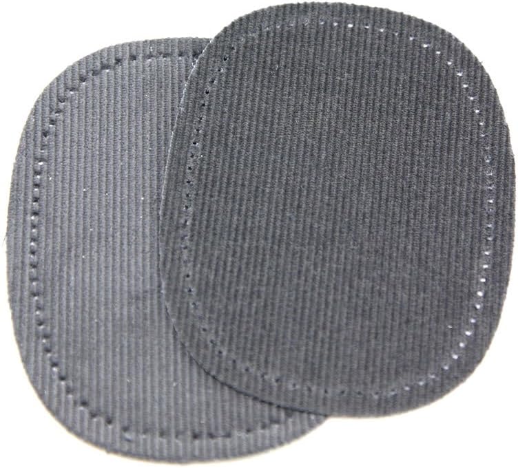 Prym Iron-On Cord Corduroy Elbow/Knee Patches Grey (2pk)