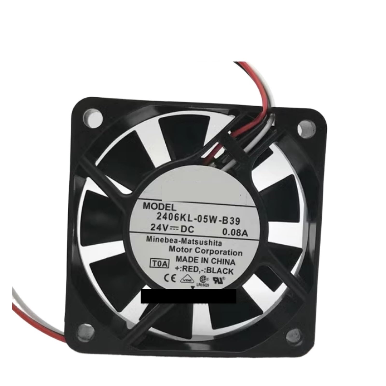 UITGVDQAT NMB-MAT 2406KL-05W-B39 DC24V 0.08A 6015 three-wire inverter fan