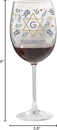 Miniatura 4 de Personalization Universe Spirit of Hanukkah - Copa de vino blanco personalizada